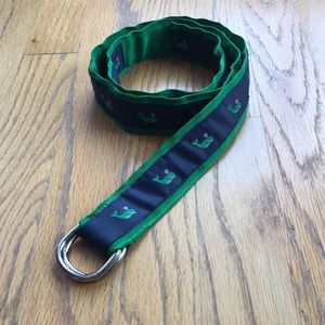 Eliza B preppy whale ribbon belt